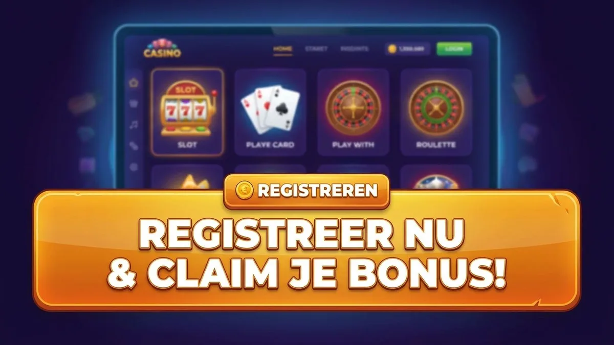 Registreren met bonus